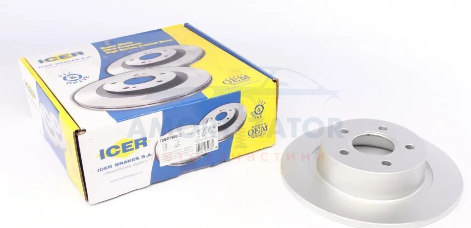 Диск гальмівний ICER 78BD79892 (фото 1)