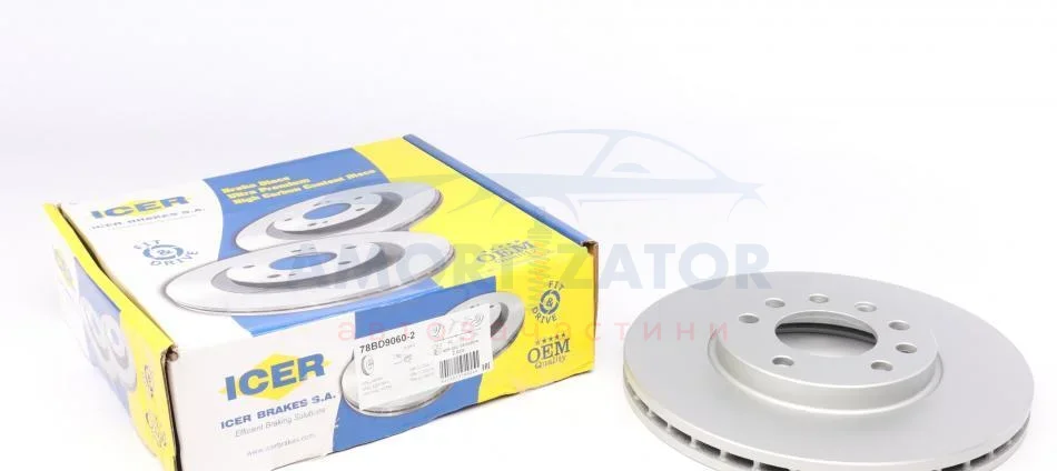 Диск гальмівний ICER 78BD90602 (фото 1)