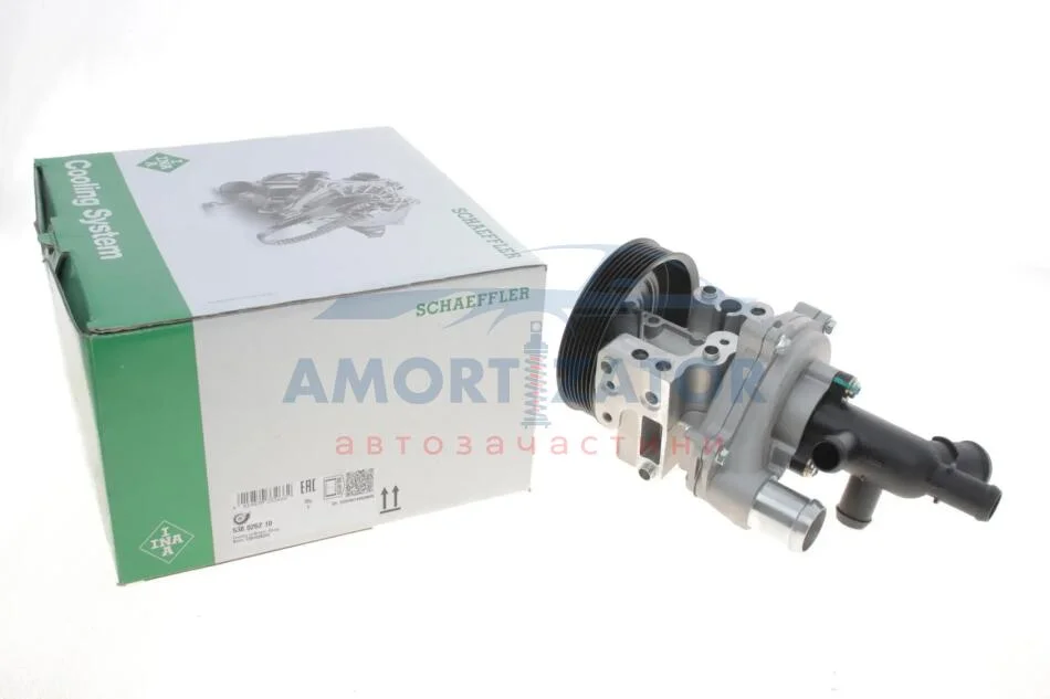 Насос охолоджуючої рідини, з ущільненням FORD RANGER, TRANSIT LAND ROVER DEFENDER 2.2D/2.4D 01.00- INA 538 0262 10 (фото 1)