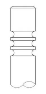 Клапан IN VAG 100 2,0D >86 (36*8*104,9) INTERVALVES 2135.009