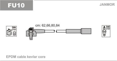 К-кт В-В проводiв Ford Escort,Fiesta,Orion 1,1.1,3-1,3 JANMOR FU10