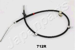 SUBARU трос ручн.гальма прав.Forester 97- JAPANPARTS BC-712R