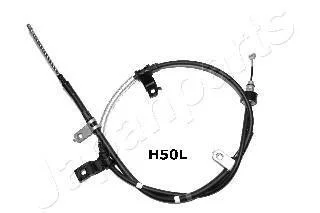 HYUNDAI трос ручн.гальма лів.Getz 05- (бараб з ABS) JAPANPARTS BCH50L (фото 1)