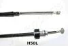 HYUNDAI трос ручн.гальма лів.Getz 05- (бараб з ABS) JAPANPARTS BCH50L (фото 2)