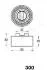 MAZDA натяжний ролик 323 1,6/1,8 91-94/323F 1,5/1,8 94- JAPANPARTS BE300 (фото 2)