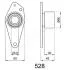 RENAULT натяжний ролик Clio 1,7/1,9D/Laguna 1,8-2,0/R9/11/19/21,Trafic,Volvo JAPANPARTS BE528 (фото 2)