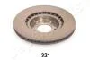 MAZDA диск гальм. передній (302,5*24) RX-8 2,6 -12 JAPANPARTS DI321 (фото 2)