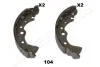 NISSAN щоки гальмівні Almera 1,6 06- JAPANPARTS GF104AF (фото 1)