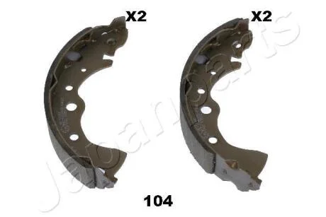 NISSAN щоки гальмівні Almera 1,6 06- JAPANPARTS GF104AF