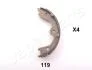 Колодки ручного гальма NISSAN 350Z, Teana JAPANPARTS GF119AF (фото 1)