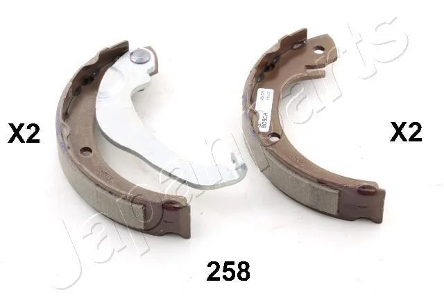 TOYOTA щоки гальм. задні Corolla Verso 04- JAPANPARTS GF258AF (фото 1)