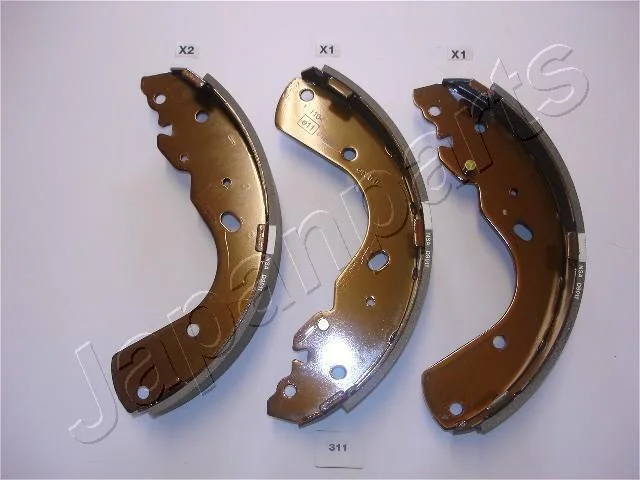 FORD гальм колодки задн. RANGER 2.5 TD 02-06, MAZDA B-SERIE 2.5 D 02-06 JAPANPARTS GF311AF (фото 1)