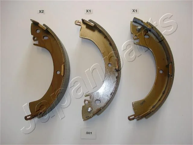 MITSUBISHI щоки гальмівні Pajero 86- JAPANPARTS GF501AF (фото 1)