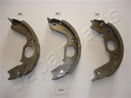 MITSUBISHI колодки ручного гальм.Pajero Sport JAPANPARTS GF503AF