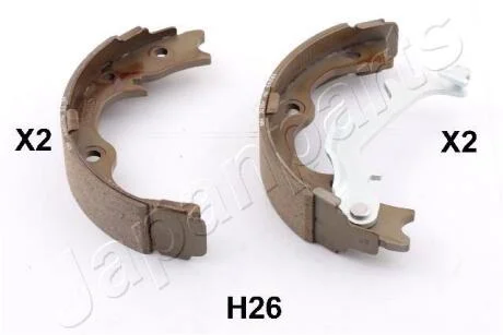Колодки ручного гальма HYUNDAI TUCSON 11/10 - 12/13,IX35 (LM, EL, ELH) 04/10 -12/13,KIA SPORTAGE (SL) 02/11 - JAPANPARTS GFH26AF