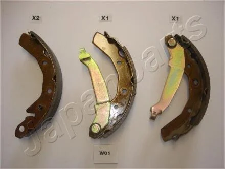 DAEWOO щоки гальмівні задн.Matiz 0,8/1,0 98- JAPANPARTS GFW01AF