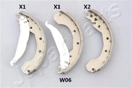 Гальмівні колодки DAEWOO LEGANZA 97- JAPANPARTS GFW06AF