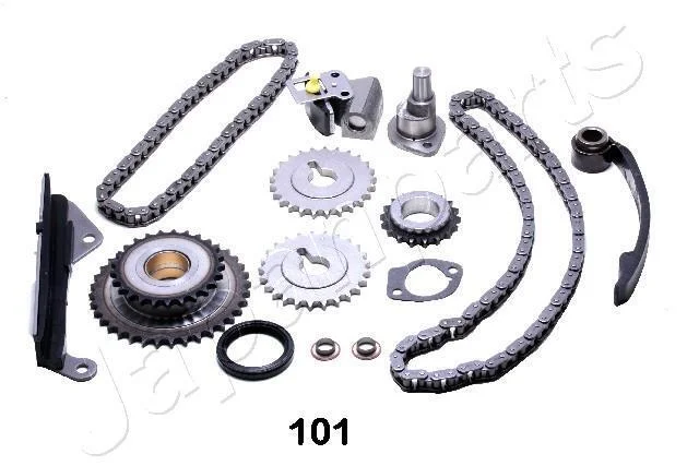 NISSAN К-т ланцюга (повний) приводу ГРМ Almera,Sunny 1.4,1.6 90- JAPANPARTS KDK101 (фото 1)