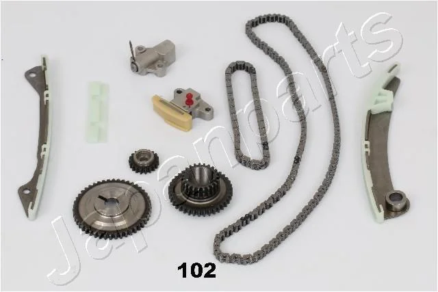 NISSAN К-т ланцюга (повний) приводу ГРМ X-Trail 2,0 -13, Qashqai JAPANPARTS KDK102 (фото 1)