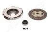 OPEL К-кт зчеплення з центр.вимикачем Astra G/H, Corsa D, Combo, 1.2/1.4 JAPANPARTS KFW34 (фото 2)