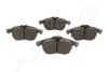 Гальмівні колодки перед. OPEL Vectra C, Astra H, Zafira B FIAT Croma 05- SAAB 9-3 JAPANPARTS PA0074AF (фото 1)