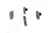 Гальмівні колодки перед. OPEL Vectra C, Astra H, Zafira B FIAT Croma 05- SAAB 9-3 JAPANPARTS PA0074AF (фото 3)