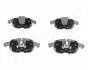 Гальмівні колодки перед. OPEL Vectra C, Astra H, Zafira B FIAT Croma 05- SAAB 9-3 JAPANPARTS PA011AF (фото 1)