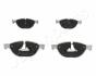 BMW гальмівні колодки F01/F02/F10 10- JAPANPARTS PA-0125AF (фото 1)