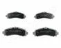 NISSAN колодки гальмівні передні MICRA 1.0/1.3-16V 10/92- JAPANPARTS PA012AF (фото 1)