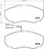 К-т гальмівних колодок CITROEN JUMPER 1000/1400kg JAPANPARTS PA0222AF (фото 2)