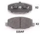 CHERY К-кт гальмівних колодок JAGGI 1.1/1.3 06-13 JAPANPARTS PA029AF (фото 1)