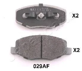 CHERY К-кт гальмівних колодок JAGGI 1.1/1.3 06-13 JAPANPARTS PA029AF