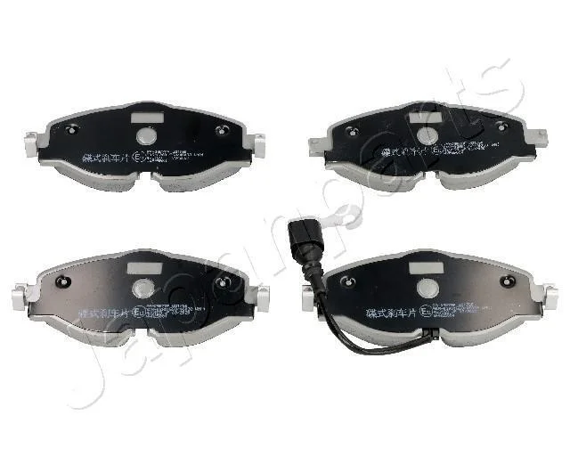 VW К-т передніх гальм. колодок (з датчик.) Golf VII, AUDI A3 13-, SKODA Octavia 12- JAPANPARTS PA0907AF (фото 1)