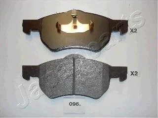 CHRYSLER гальмівні колодки передн.Voyager 01- JAPANPARTS PA096AF