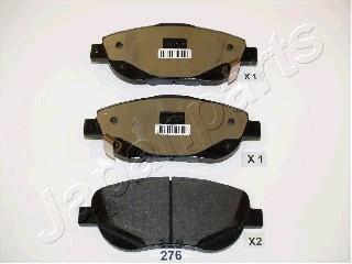 TOYOTA колодки гальм. передн. Avensis 2,0-2,2 08- JAPANPARTS PA-276AF