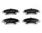 HONDA К-т гальмівних колодок Civic V,VI 91-,CRX,Jazz 02- JAPANPARTS PA425AF (фото 1)