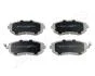 SUBARU гальмівні колодки передні Forester(SG) 2.0,2.0S 02- Impreza,Legacy JAPANPARTS PA706AF (фото 1)