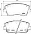 KIA Комплект гальмівних колодок STINGER (CK) 2.0 T-GDI 17- JAPANPARTS PA-K34AF (фото 2)