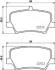 VOLVO колодки гальм. задні XC40 17- JAPANPARTS PP0322AF (фото 2)