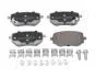 NISSAN Гальмівні колодки задні NAVARA 2.3 15-, MERCEDES-BENZ, RENAULT JAPANPARTS PP0532AF (фото 1)