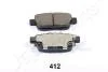 HONDA колодки гальм. задн. RIDGELINE (YK) 3.5 4x4 JAPANPARTS PP412AF (фото 1)