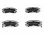 OPEL гальмівні колодки задн. FRONTERA A,B 2 JAPANPARTS PP999AF (фото 1)