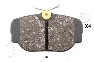 Комплект гальмівних накладок, дискове гальмо JAPKO 51L02 (фото 1)