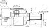 -Шарнір рівних кутових швидкостей (ШРКШ) JAPKO 62W21 (фото 3)