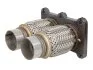 Гофра випускної системи (45x100) AUDI A3 SEAT LEON, TOLEDO II SKODA OCTAVIA I VW BORA, BORA I, GOLF IV, NEW BEETLE 1.6/1.8 09.96-12.10 JMJ JMJ45X100JMJ1090529 (фото 1)