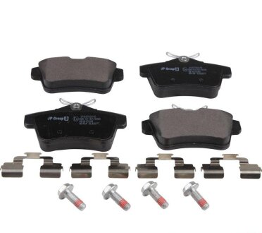 Комплект гальмівних накладок, дискове гальмо JP GROUP 3163700410