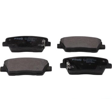 Комплект гальмівних накладок, дискове гальмо JP GROUP 3663700510