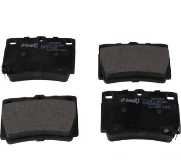 Комплект гальмівних накладок, дискове гальмо JP GROUP 3963700610