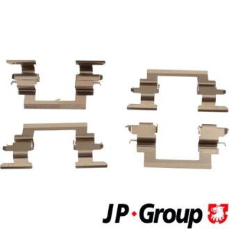 Комплект приладдя, накладка дискового гальма JP GROUP 3964002410