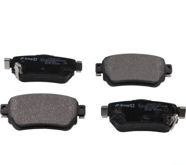 Комплект гальмівних накладок, дискове гальмо JP GROUP 4063701110